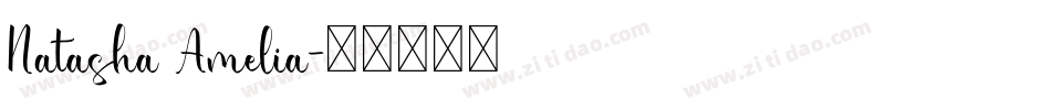 Natasha Amelia字体转换